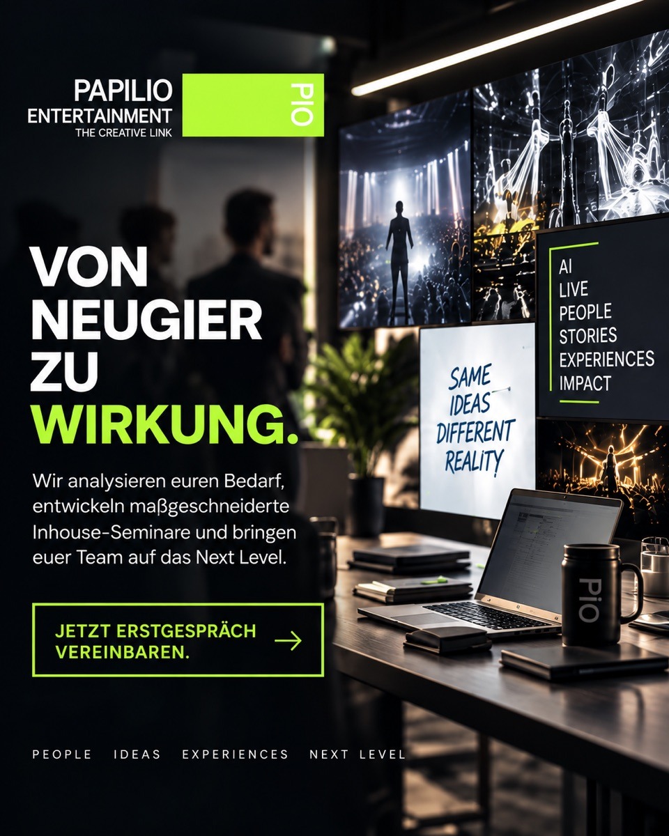 Raus aus dem AI-Dschungel, rein in die Praxis 2 pio ai inhouse seminare von neugier zu wirkung PIO ENTERTAINMENT
